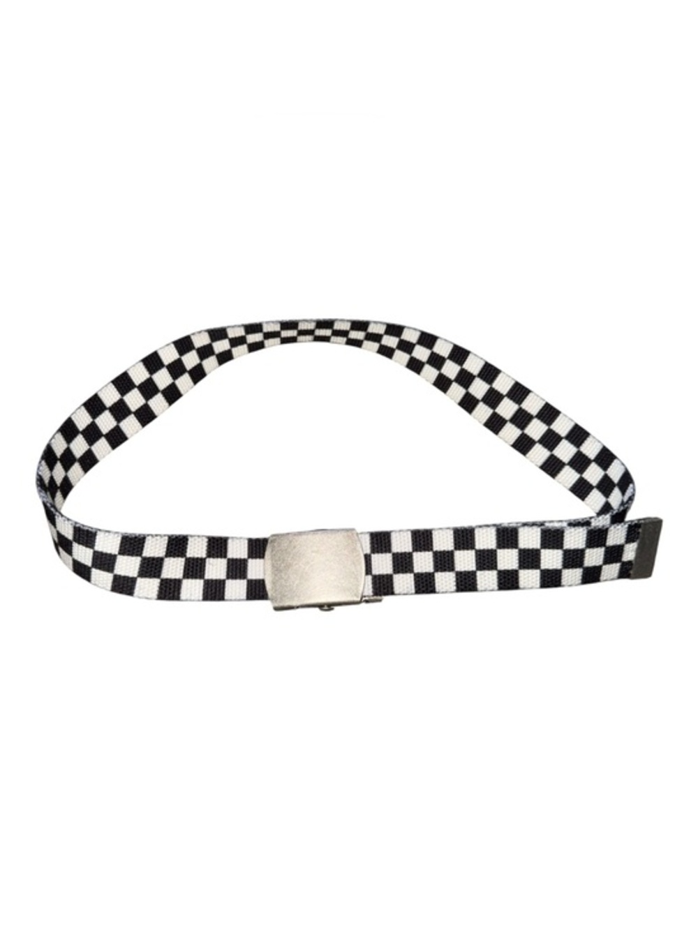 Brandy Melville Checkered Black & White Skater Girl Belt Seat Belt Style Y2K